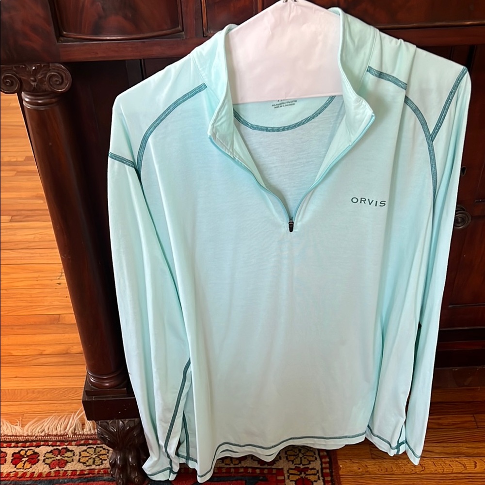 Orvis Light Blue Pullover